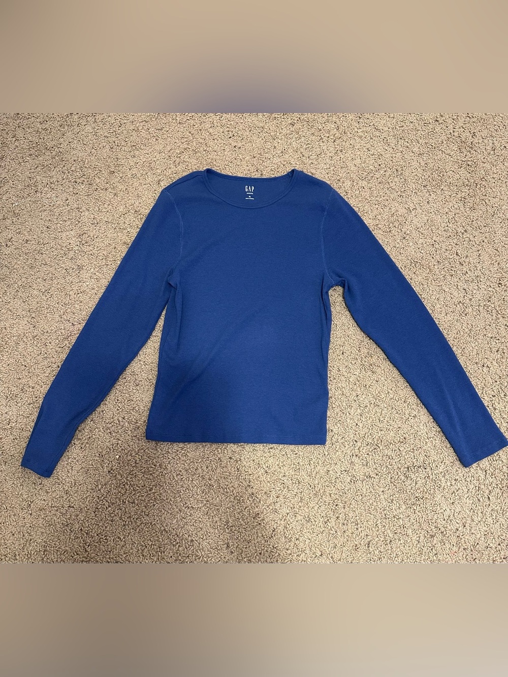 GAP Royal Blue Long Sleeve Tee
